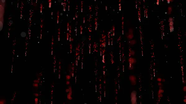 Rendu Confettis Particules Aux Couleurs Vives Descend Élégamment Tourbillonnant Dans — Photo