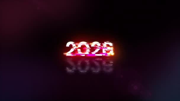 2026 Szöveg Technológiai Hibák Kijelzőhatásaival Látványos Képernyő Hiba Különböző Típusú — Stock videók