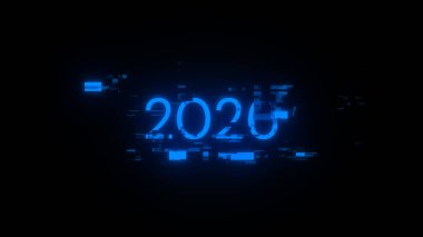 Teknolojik arızaların ekran efektleriyle birlikte 3D görüntüleme 2026 metni. Çeşitli parazitlerle muhteşem ekran arızası