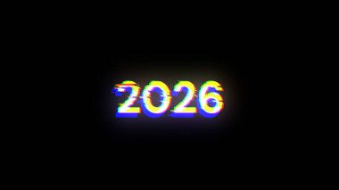 Teknolojik arızaların ekran efektleriyle birlikte 3D görüntüleme 2026 metni. Çeşitli parazitlerle muhteşem ekran arızası