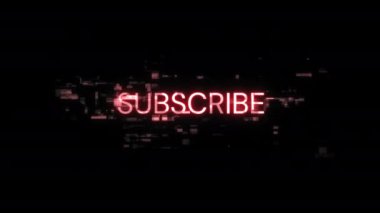 Teknolojik arızaların ekran etkilerini içeren metni abone edin. Çeşitli parazitlerle muhteşem ekran arızası. Döngülü