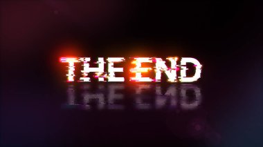 3D, teknolojik arızaların ekran efektleri ile son metni hazırlıyor. Çeşitli parazitlerle muhteşem ekran arızası