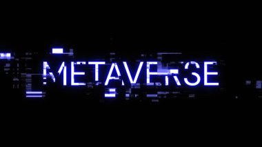 Teknolojik arızaların ekran efektleriyle üç boyutlu metni hazırlamak. Çeşitli parazitlerle muhteşem ekran arızası