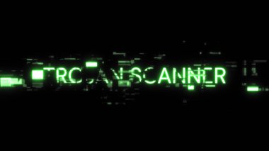 Teknolojik arızaların ekran etkilerini gösteren Truva tarayıcı metni. Çeşitli parazitlerle muhteşem ekran arızası