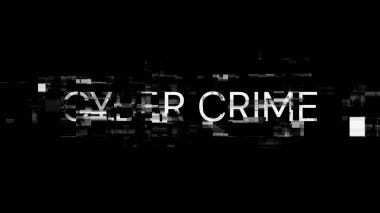 Teknolojik arızaların ekran etkilerini içeren üç boyutlu siber suç metni hazırlamak. Çeşitli parazitlerle muhteşem ekran arızası