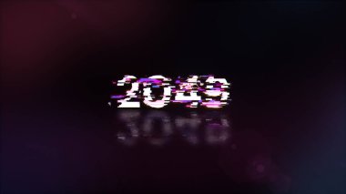 Teknolojik arızaların ekran efektleriyle 2049 metin oluşturuluyor. Çeşitli parazitlerle muhteşem ekran arızası