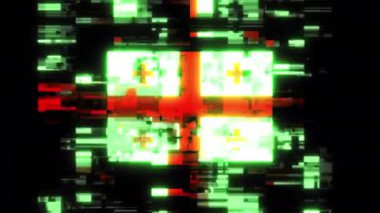 Teknolojik arızaların ekran etkileriyle Gürcistan 'ı işaretle. Çeşitli parazitlerle muhteşem ekran arızası. Döngülü