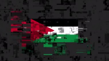 Ürdün 'e teknolojik arızaların ekran etkilerini göster. Çeşitli parazitlerle muhteşem ekran arızası. Döngülü