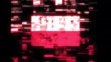 Teknolojik arızaların ekran etkileriyle Polonya 'yı işaretle. Çeşitli parazitlerle muhteşem ekran arızası. Döngülü