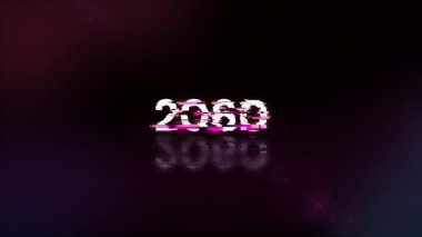 Teknolojik arızaların ekran efektleri içeren 2060 metin. Çeşitli parazitlerle muhteşem ekran arızası. Döngülü