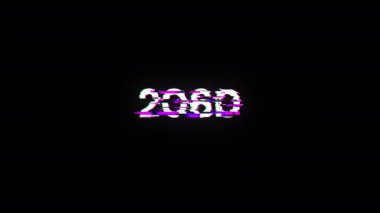 Teknolojik arızaların ekran efektleri içeren 2060 metin. Çeşitli parazitlerle muhteşem ekran arızası. Döngülü