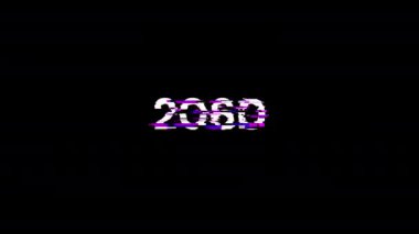 Teknolojik arızaların ekran efektleri içeren 2060 metin. Çeşitli parazitlerle muhteşem ekran arızası. Döngülü