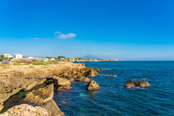 西班牙瓦伦西亚科斯塔德尔阿佐索的Vinaros海岸线 — 图库照片