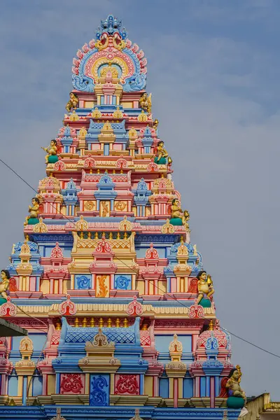 Del Gopuram Gate Ingång Till Sai Baba Ashram Puttaparthi Indien — Stockfoto
