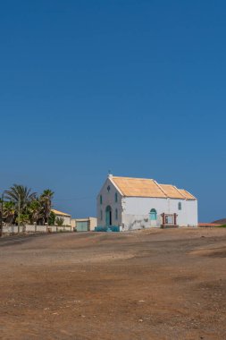 Pedra de Lume, Cape Verde 'deki Sal Adası' ndaki Merhametli Yaşlı Kadın Kilisesi.