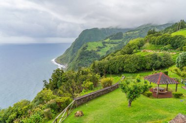 Nordeste, Azores 'deki Sao Miguel Adası' nda Ponta do Sossego