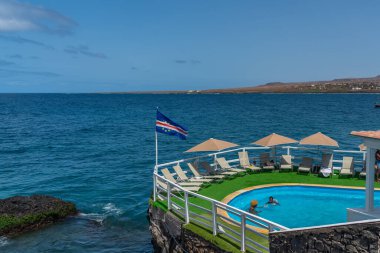 Petra Badejo, Cape Verde - 9 Haziran 2024 Santiago adasında Petra Badejo kıyısı