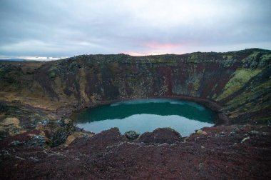 kerid İzlanda volkanik krater