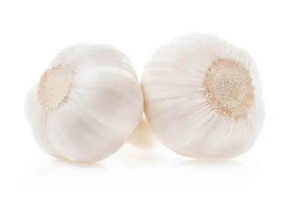Garlic Isolated White Background Royalty Free Stock Images