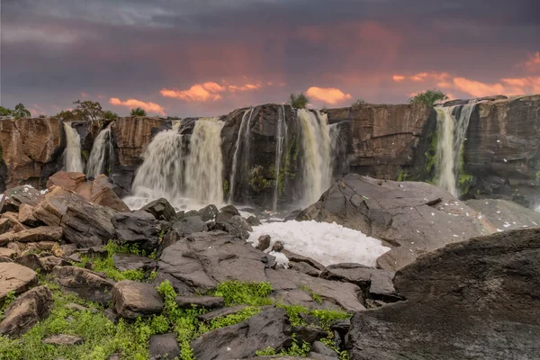 Водопадов Тика Кении — стоковое фото