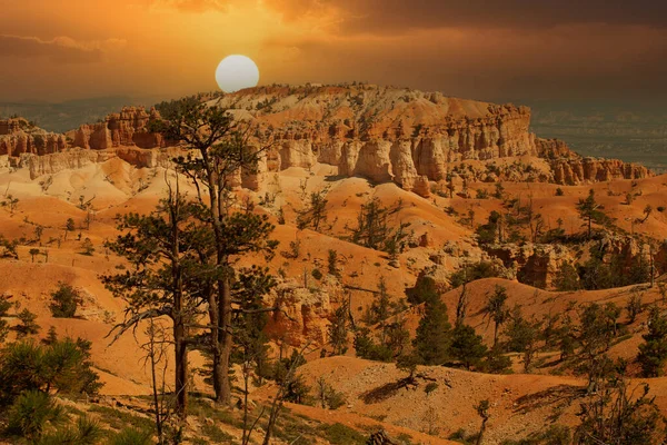 Southwest Usa Bryce Canyon National Park Rocky Town Red Rose — 스톡 사진