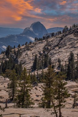 Southwest usa Yosemite National Park California valley pools mountains and forests.