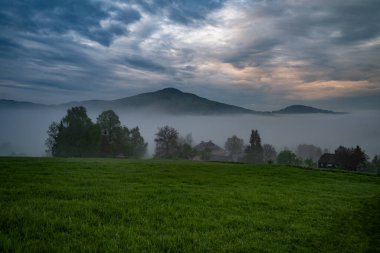 Bohem İsviçre 'de Sonbahar Sabahı, Bohemya, Çek Cumhuriyeti