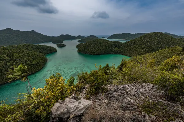 stock image Indonesia superb sunset in Papua Raja-Ampat-Papua