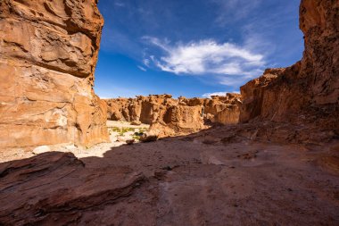 Güney Bolivya dağlarında tuhaf kayalar