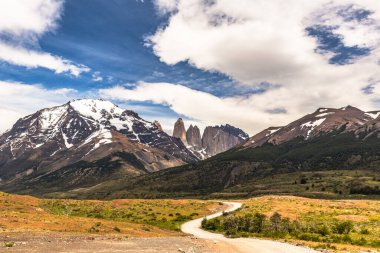 Die Berge des Torres del Paine Ulusal Parkı - Şili