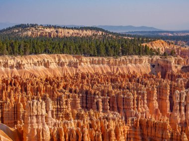 Southwest usa Bryce Canyon National Park (a rocky town of red-rose towers and needles in a closed amphitheater)