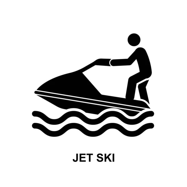 Jet ski icon.Water sport isolated on background vector illustration.