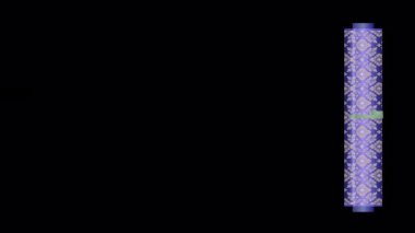 Eski Japon kitaplarının, parşömenlerin ve parşömenlerin resim illüstrasyonu