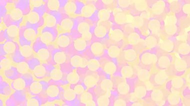 Noktalar yüzer ve rastgele hareket eder. Soyut illüstrasyon arka plan videosu