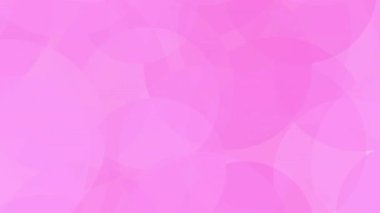Pembe daire rastgele süzülüyor, dönüyor, soyut resimleme arkaplanını hareket ettiriyor