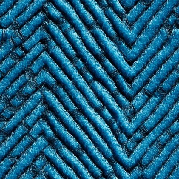 Chenille Azul Textura Pano Têxtil — Fotografia de Stock