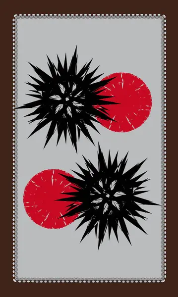 Tarot kartı tasarımı, Siyah yıldız ve güneş