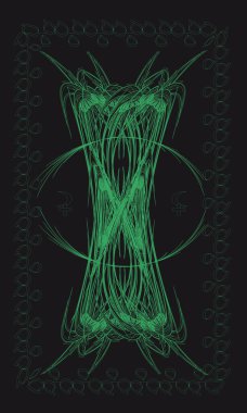 Tarot kartları - sırt tasarımı. Bilgi ağacı