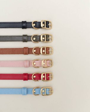 Kolaj deri kayışlar kemerler aksesuar tasmalar köpek için perçin tasmalar