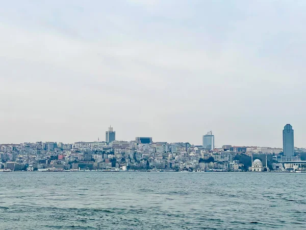 Stanbul Türkiye Şehir Manzarası Güzel Bir Bahar Günü — Stok fotoğraf