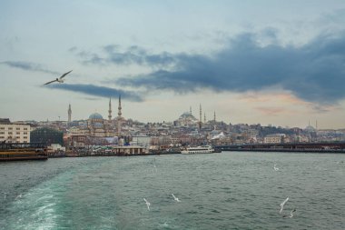 İstanbul, Türkiye Boğazı ve manzarası, panoramik