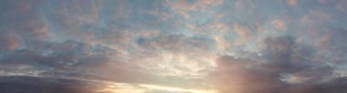 Colorful sunset twilight sky with cloudsand sunlight