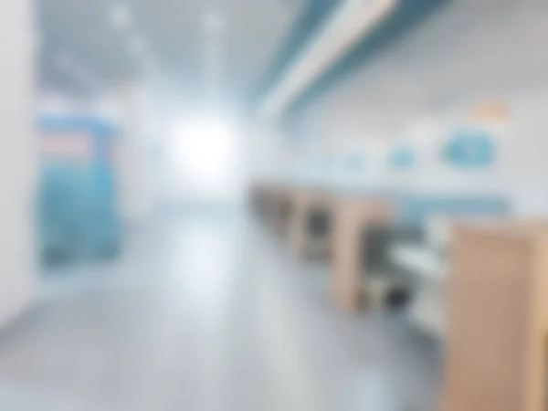 Abstract blurred bank office background, blur of bank reception
