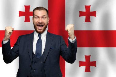 Gürcü mutlu işadamı Gürcistan İş, Eğitim, Diploma ve Vatandaşlık kavramının arka planında