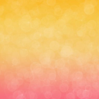 Odaklanamadığı bokeh ışık parıltısıyla şenlikli bir arkaplan. Turuncu, sarı ve kırmızı Bokeh sim kartı.