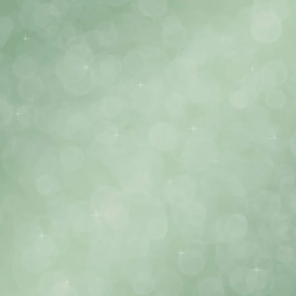 Soyut Açık Yeşil Renkli Bokeh Baloncukları Kart Arkaplanı — Stok fotoğraf