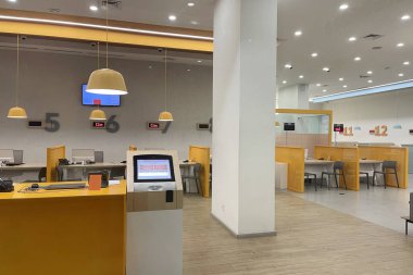 İş salonu arka planının modern tasarımı