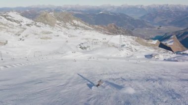 İHA, Kayakçı, Kayak Yamacı, Kayak, Dağ