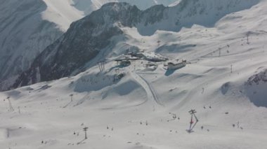 Drone, Snow, Mountain, Ski Resort, Ski Slope