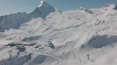 Drone, Snow, Mountain, Ski Resort, Ski Slope